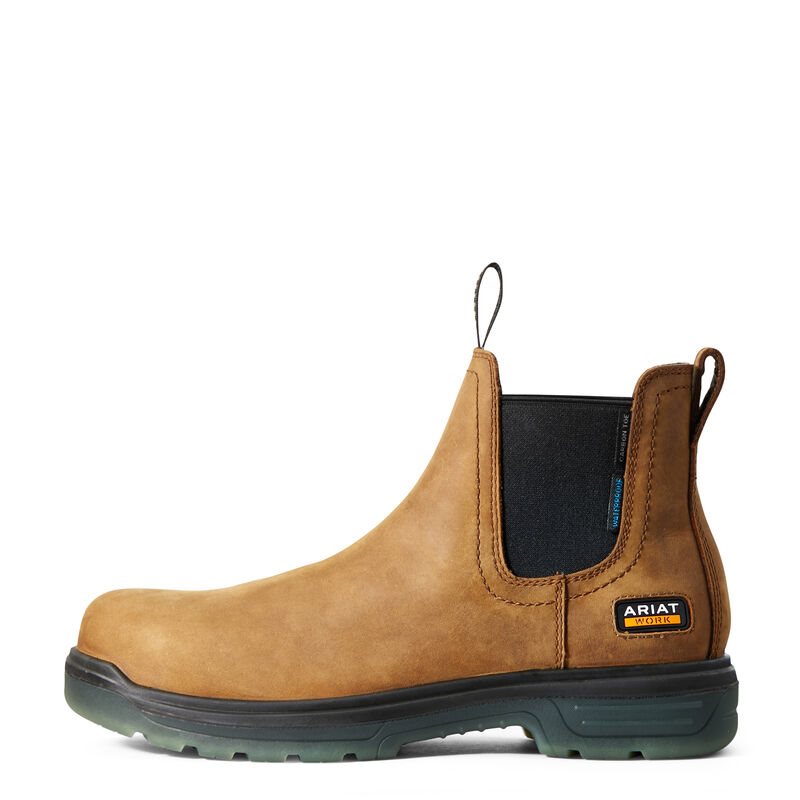 Ariat Turbo Chelsea CSA - Werkschoenen Bruin Heren - 14752-466